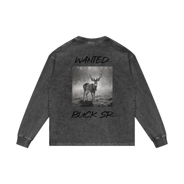 Wanted: Buck Sr. - LS - Charcoal