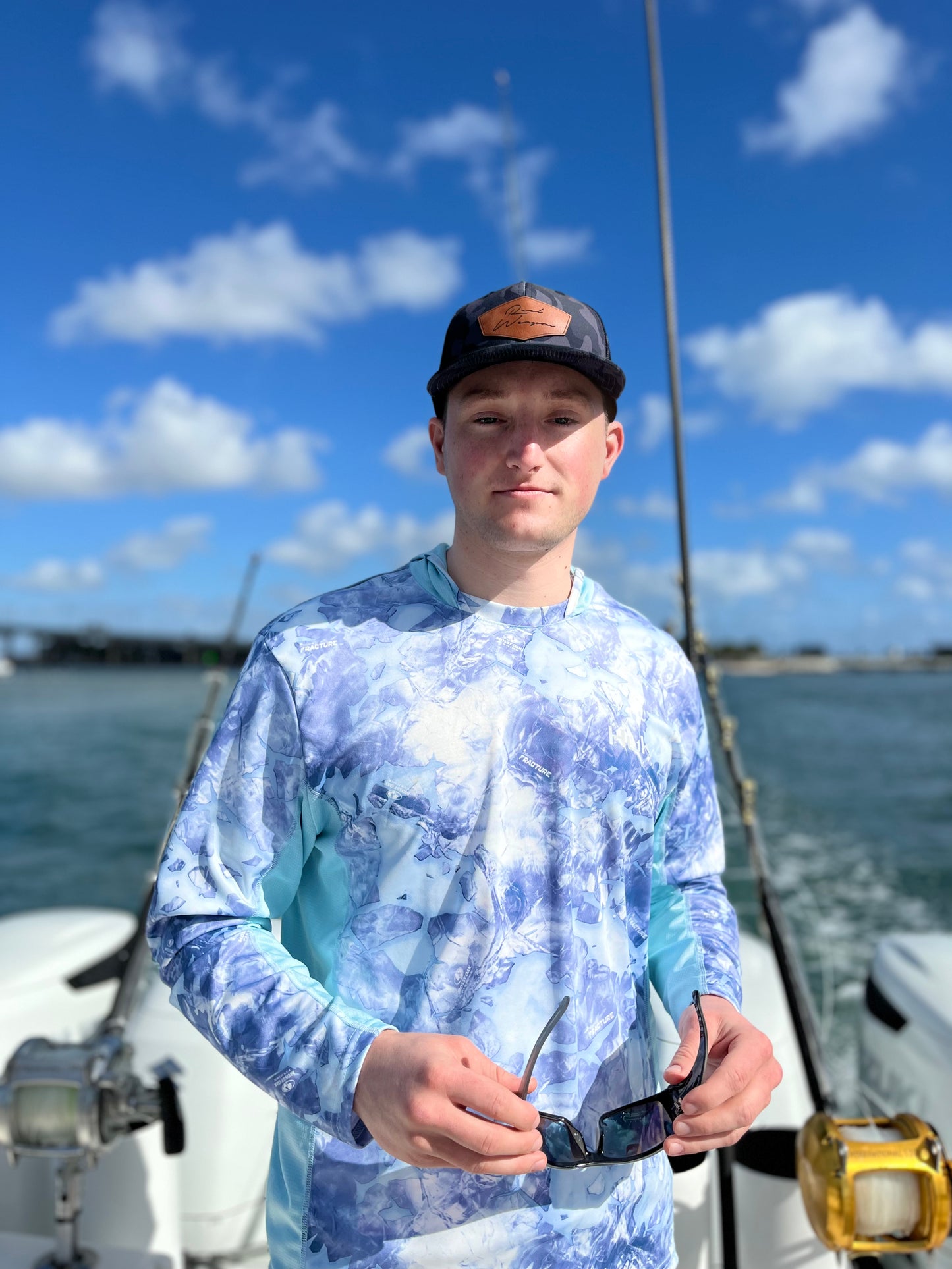 Reel Weapon Original Black Camo Hat