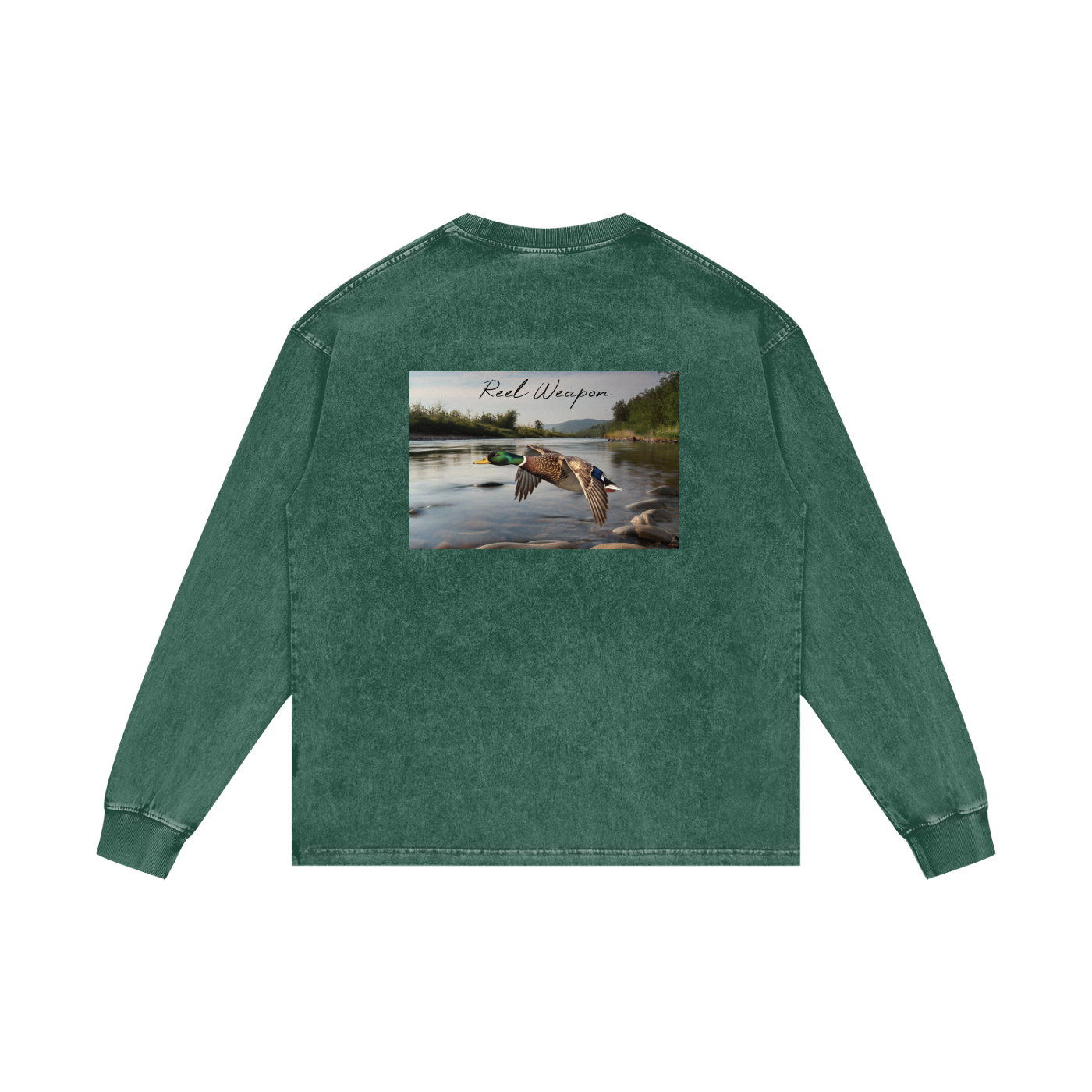 Low Flyer- LS - Mallard Green